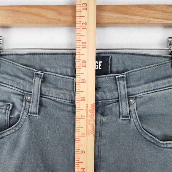 Paige Jeans Mens 30X31 Gray Lennox Transcend Slim Straight Stretch Casual Denim - Picture 4 of 12